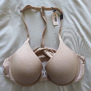 Victoria's Secret 34B Racerback Semi Demi Tan Bra